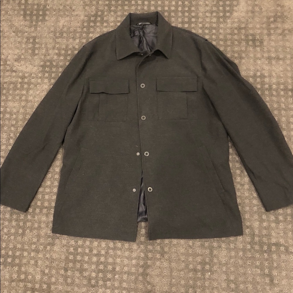 MEXX men’s dark gray shirt/jacket.
